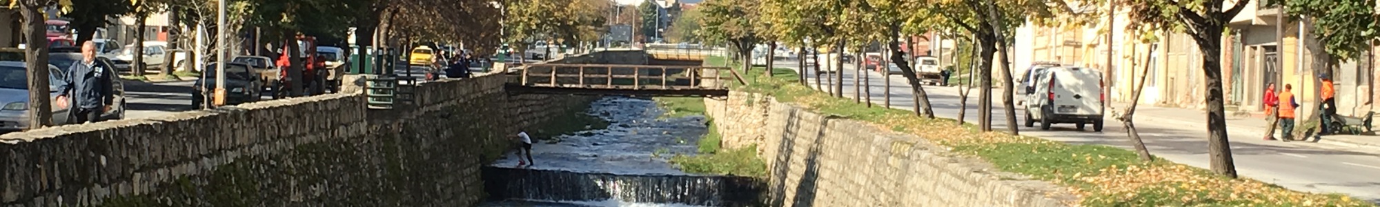 Dragor river in Bitola